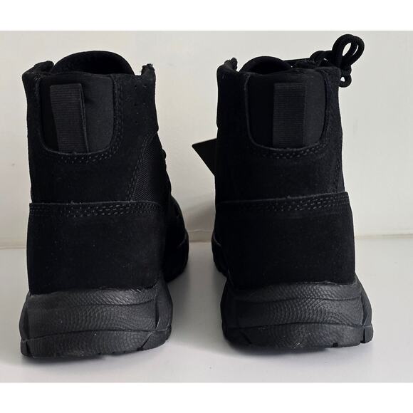 Free Soldier Tactical Military Combat Work Boots Black Suede & Fabric Men's 7 - Picture 5 of 8